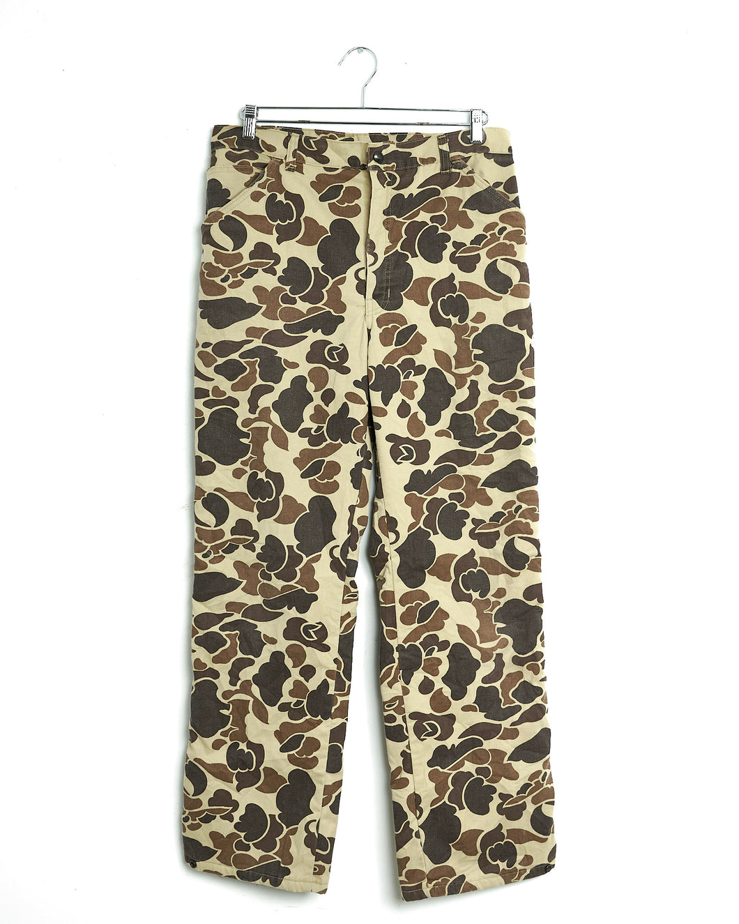 1980s Insulated Walls Duck Camo Trousers Size 33