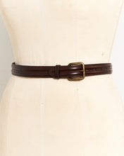 Load image into Gallery viewer, Faux Leather Brown Belt
