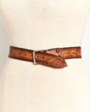 Load image into Gallery viewer, Flower Leather Belt
