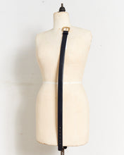 Load image into Gallery viewer, Dark Blue Leather Belt
