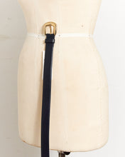 Load image into Gallery viewer, Dark Blue Leather Belt
