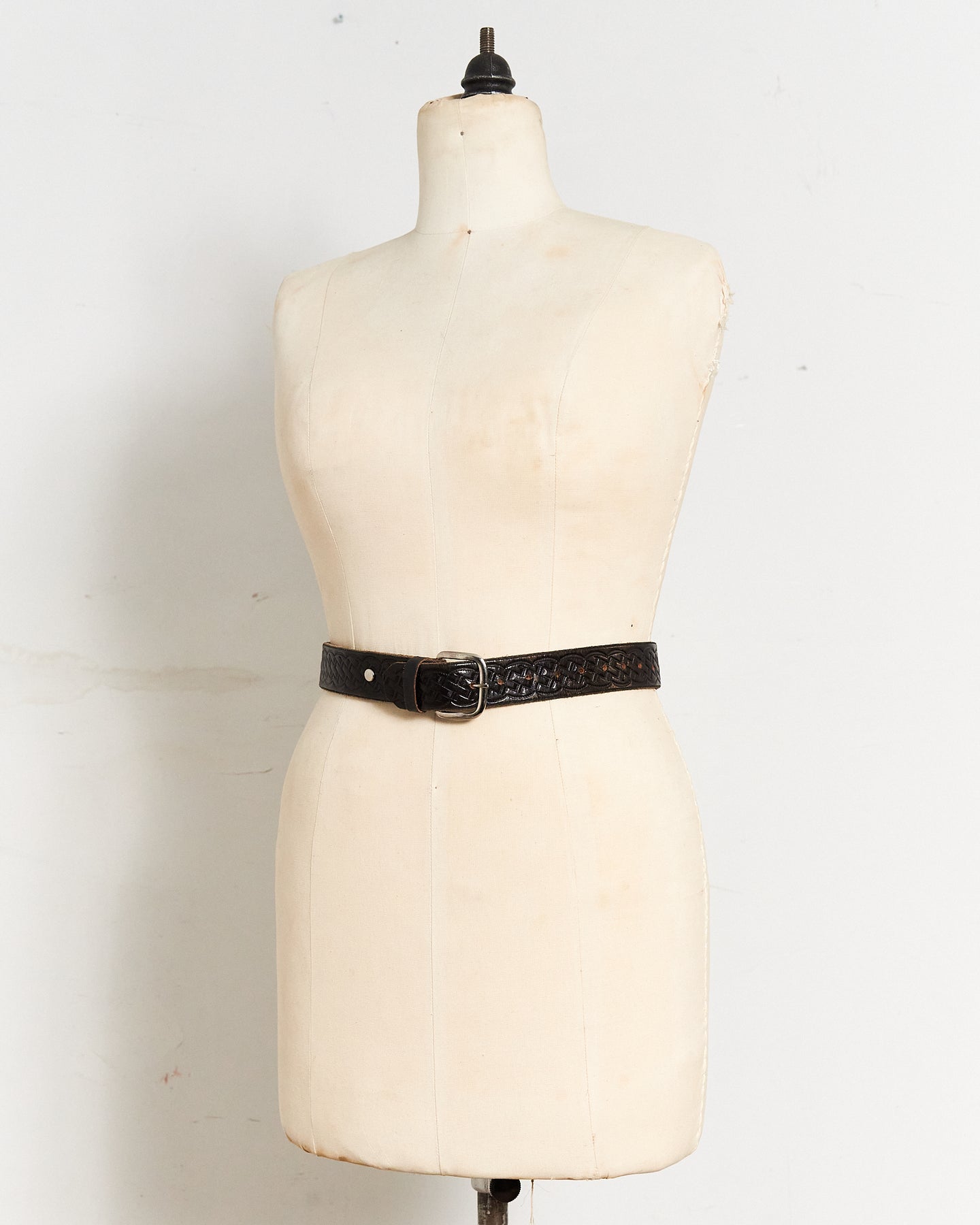 Dark Brown Leather Belt