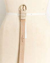 Load image into Gallery viewer, Light Beige Leather Belt
