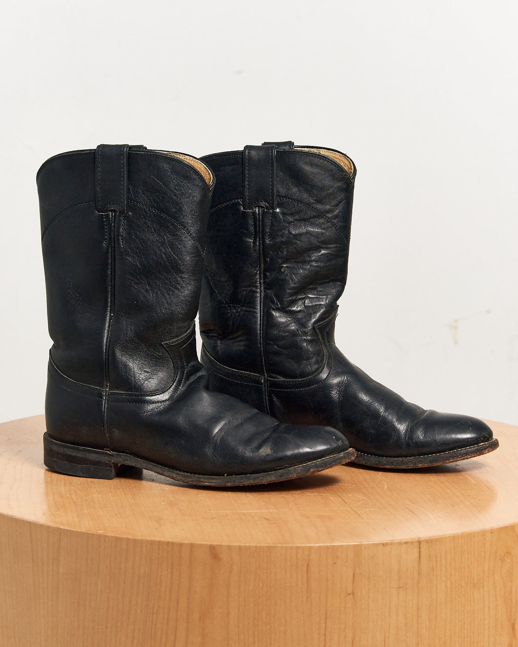 Justin Boots - Black leather Size 7