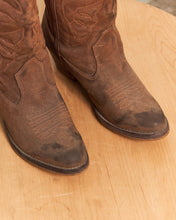 Load image into Gallery viewer, Cowboy Boots - Tall Brown Stitched Size 10
