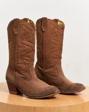 Load image into Gallery viewer, Cowboy Boots - Tall Brown Stitched Size 10
