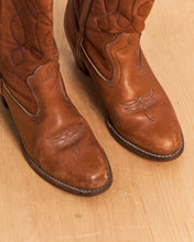 Load image into Gallery viewer, Cowboy Boots - Brown Heeled Size 8
