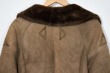 Load image into Gallery viewer, Triangle Stitch Fur Trench
