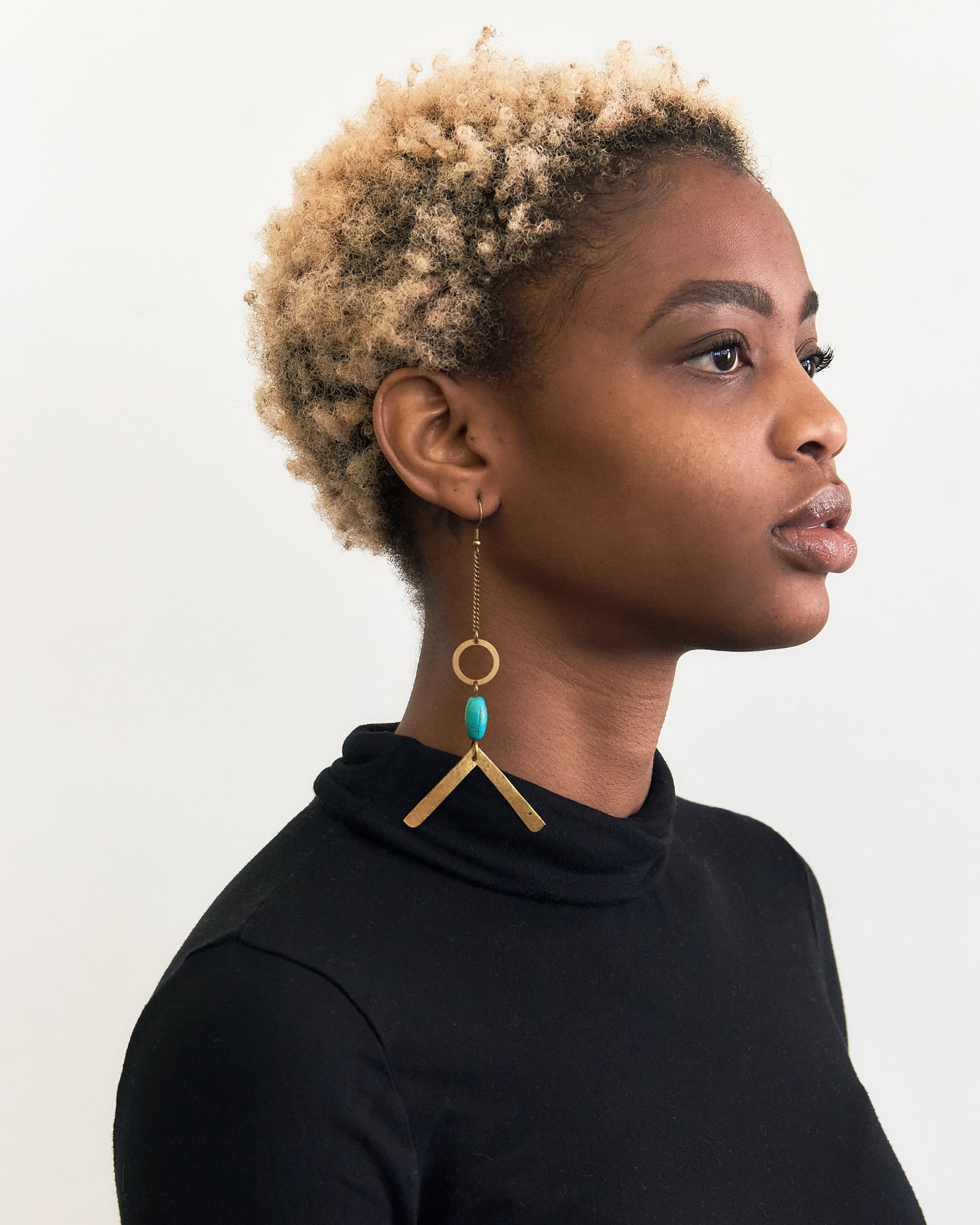 Bahari Brass Earrings