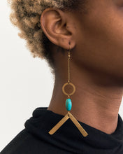 Load image into Gallery viewer, Bahari Brass Earrings
