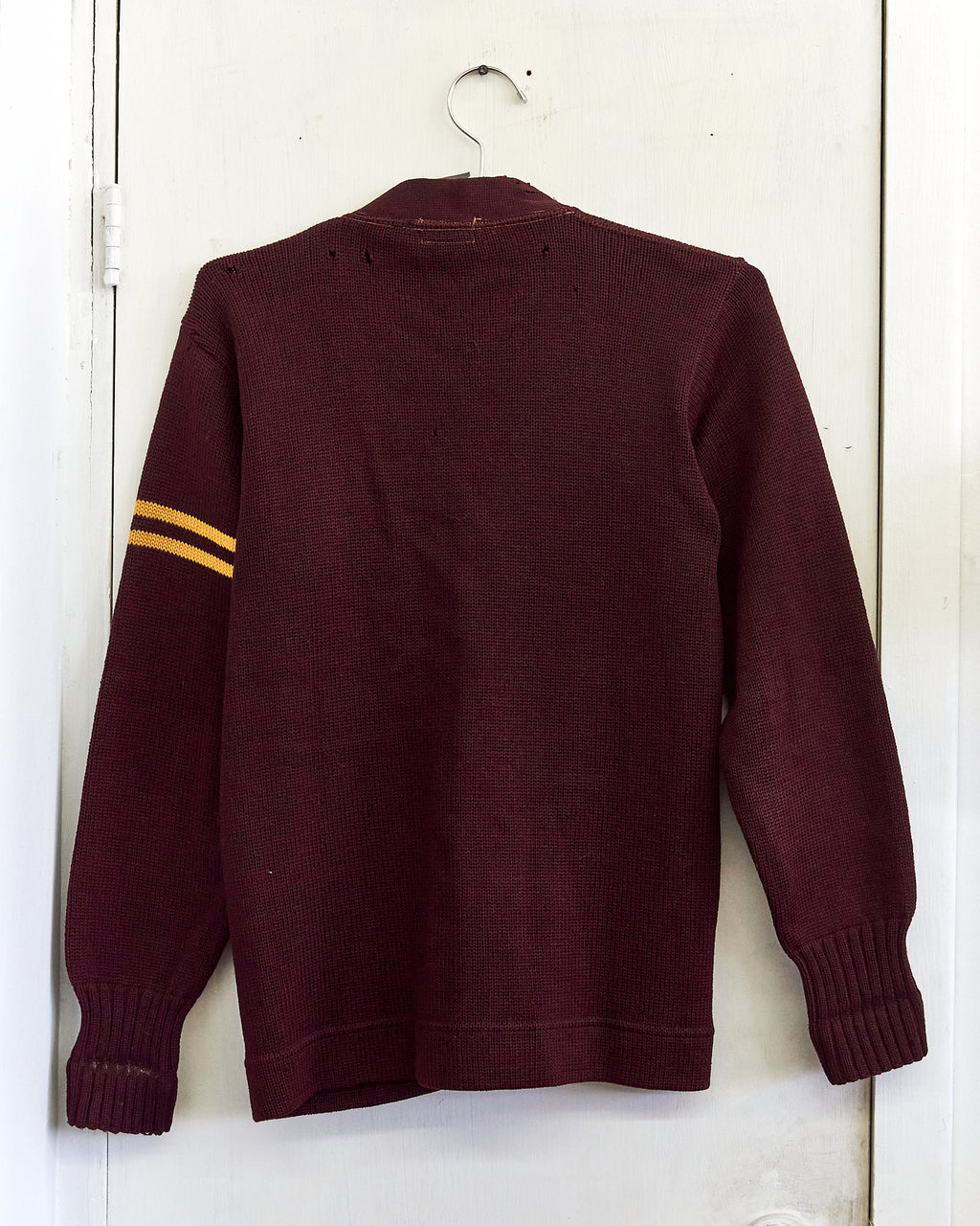 1940-45 Sand Knit Wool Letterman Sweater