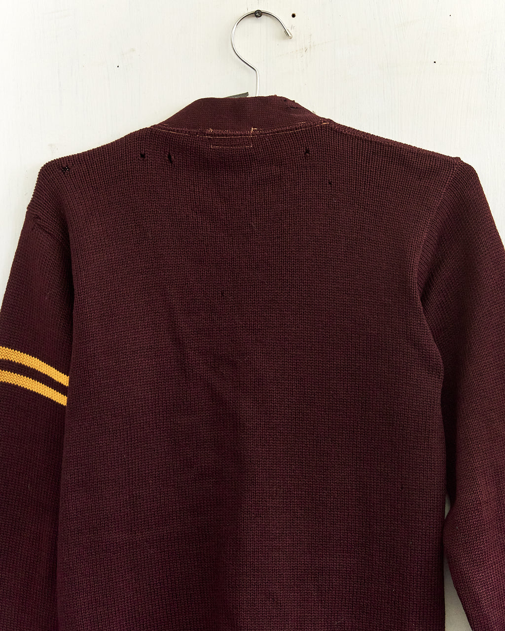 1940-45 Sand Knit Wool Letterman Sweater