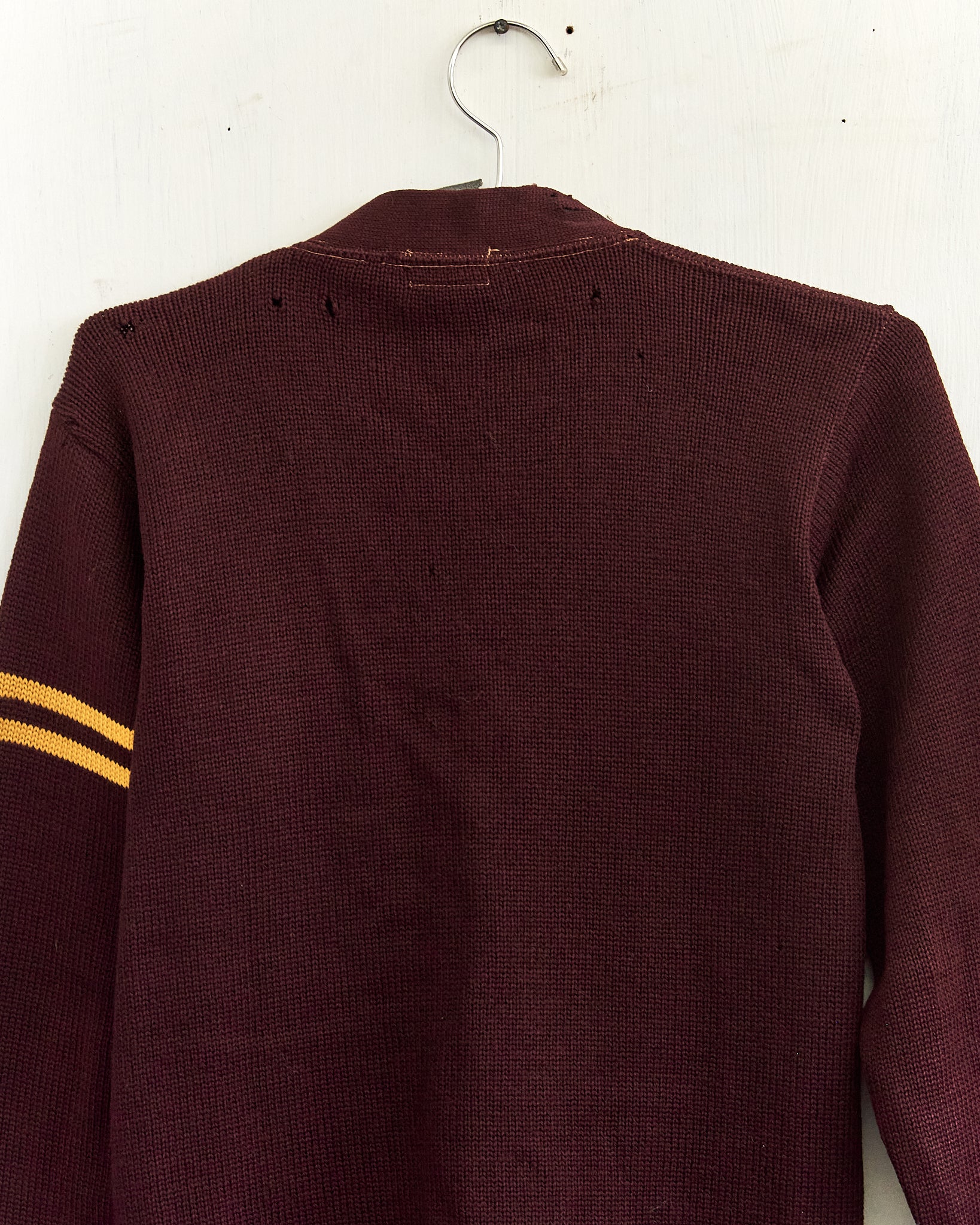 1940-45 Sand Knit Wool Letterman Sweater