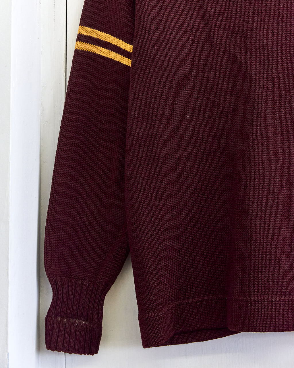 1940-45 Sand Knit Wool Letterman Sweater