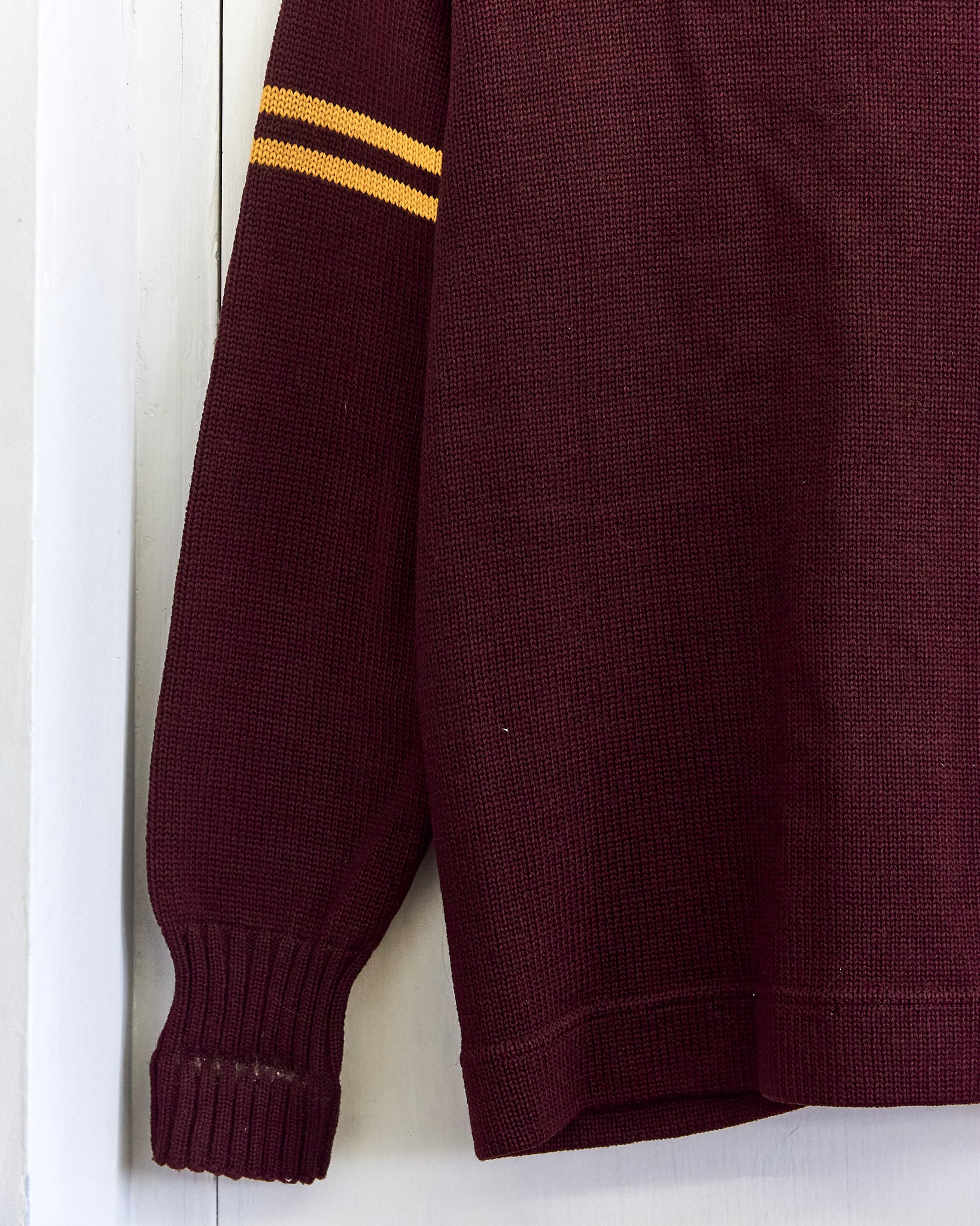 1940-45 Sand Knit Wool Letterman Sweater