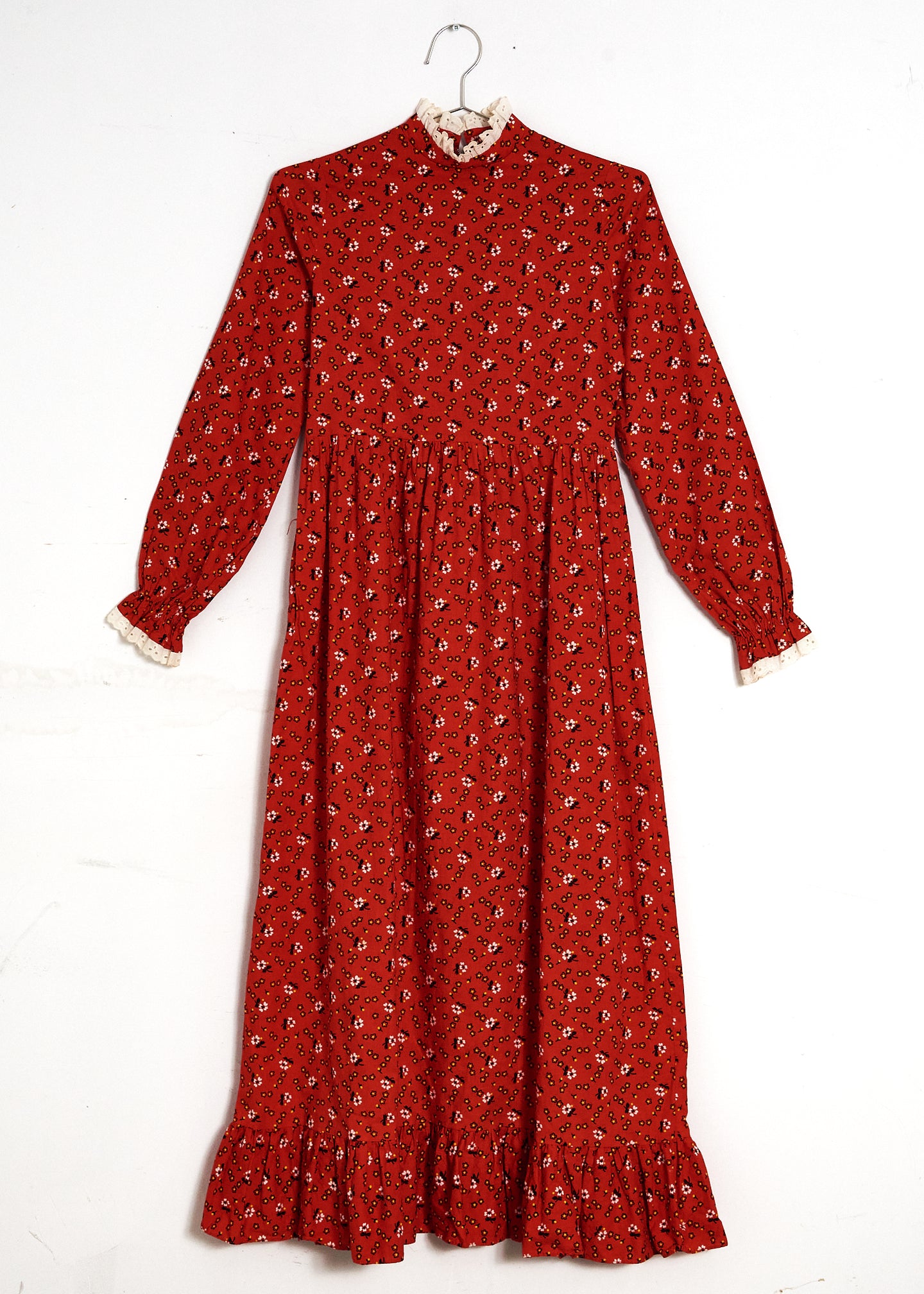 Rare 1960s Buffy by Cinderella Calico Prarie Dress