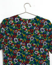 Load image into Gallery viewer, 1980s Floral Top &amp; Shorts Set
