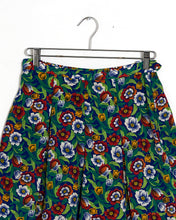 Load image into Gallery viewer, 1980s Floral Top &amp; Shorts Set

