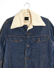 Load image into Gallery viewer, 1960s Sherpa Lined Sears Denim Jacket
