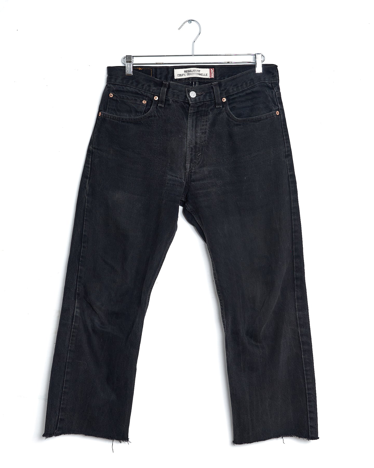 1990s Levi's Straight Leg - 32x26 - Black