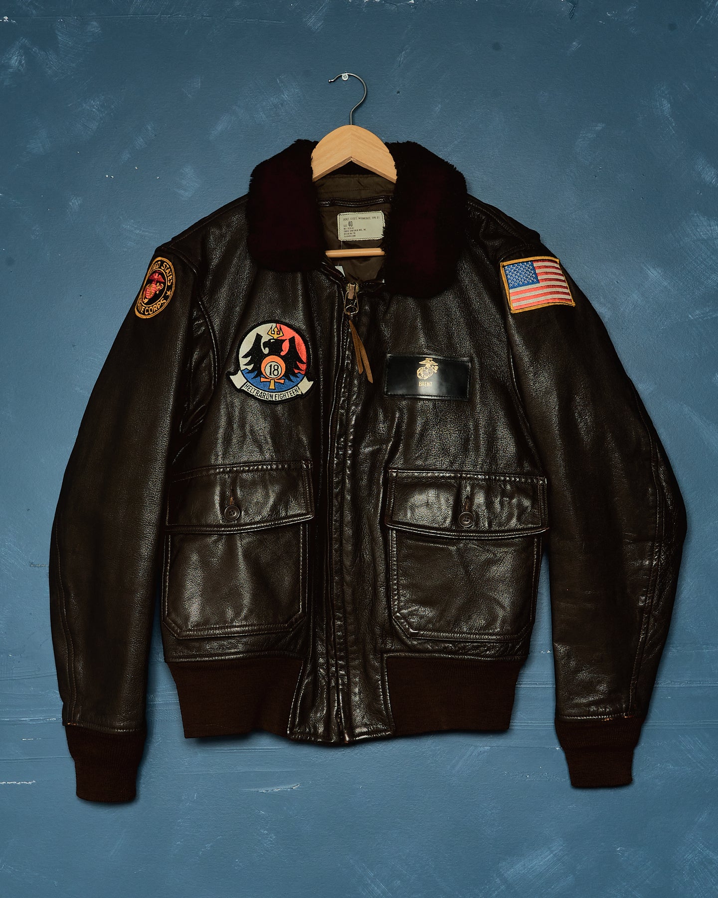1989 USMC G-1 Flight Jacket - Helicopter Pilot - 40