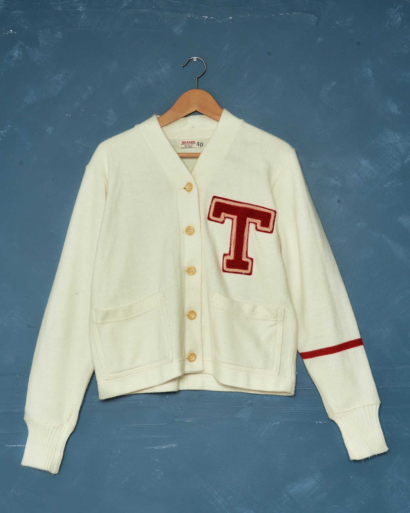 1945 Temple University Collegiate Cardigan