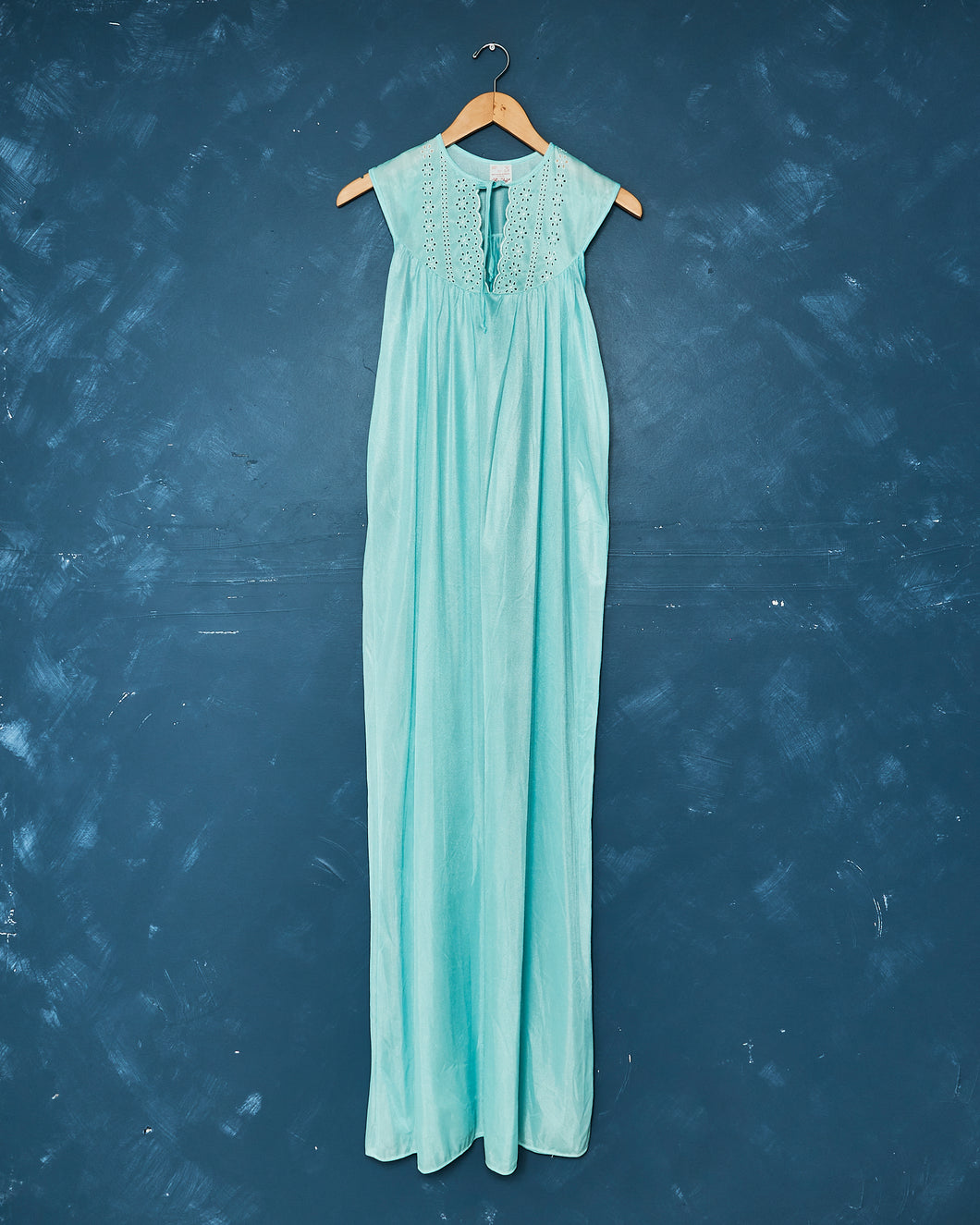1980s Teal Nightgown