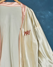 Load image into Gallery viewer, 1950s Embroidered Satin Robe
