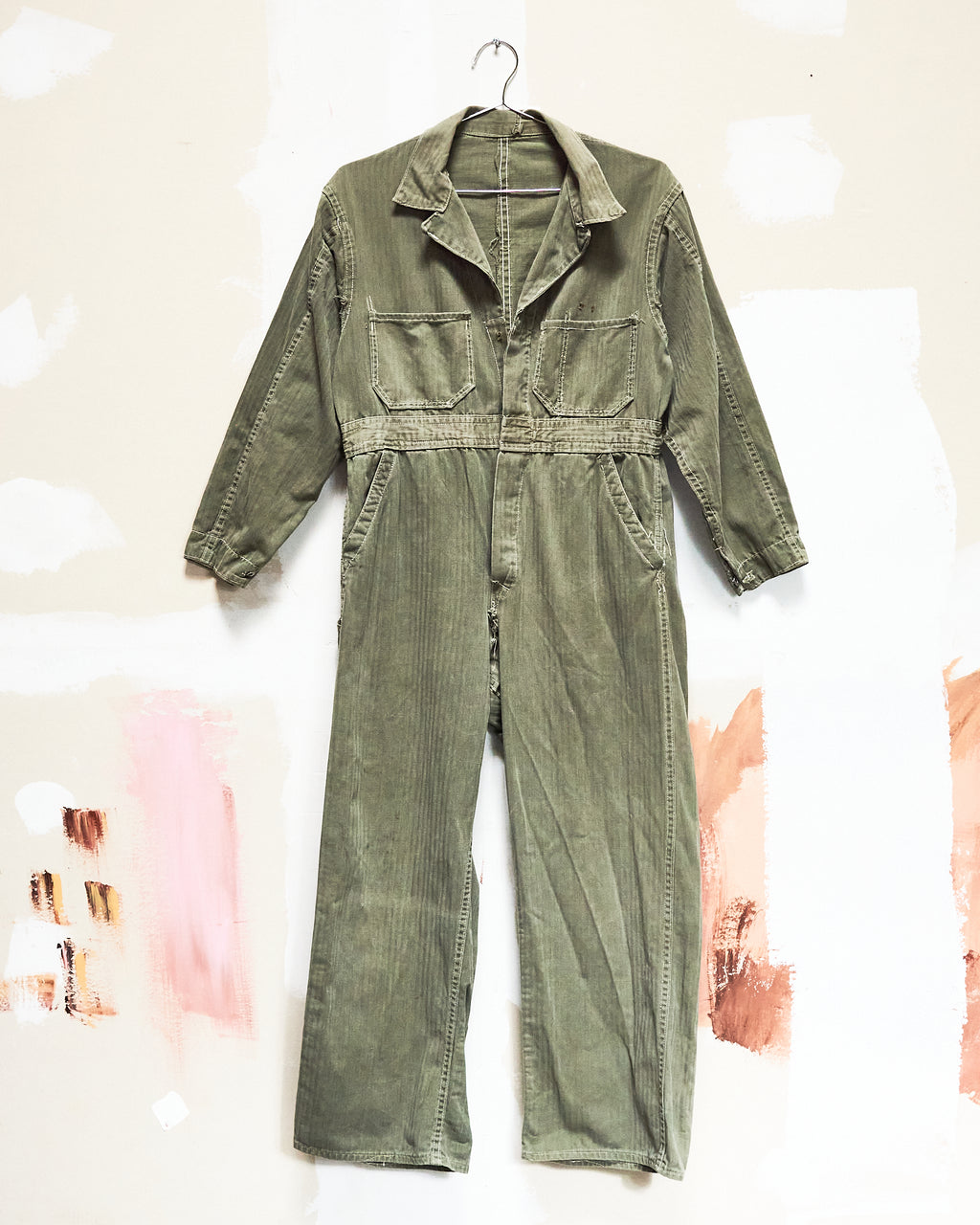 1940s US Army Mechanic's HBT Coveralls