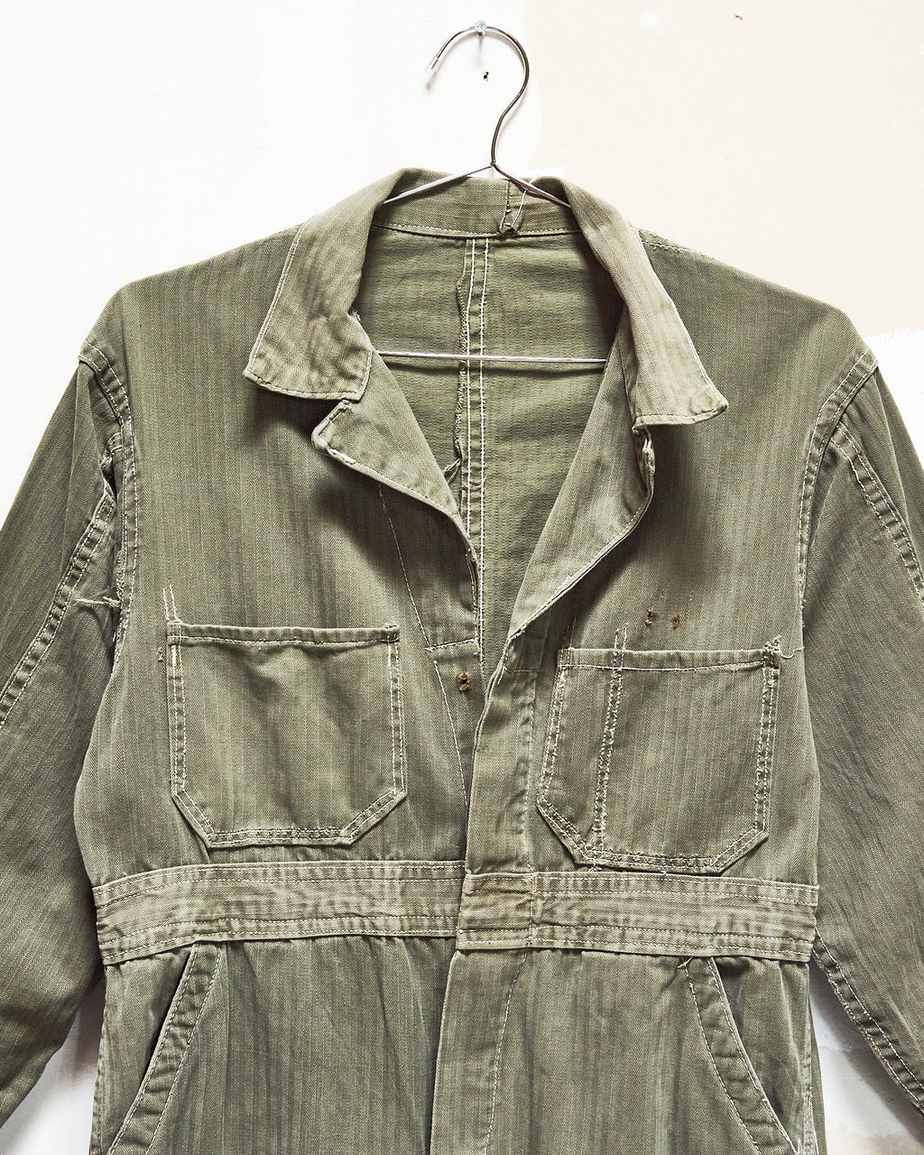 1940s US Army Mechanic's HBT Coveralls