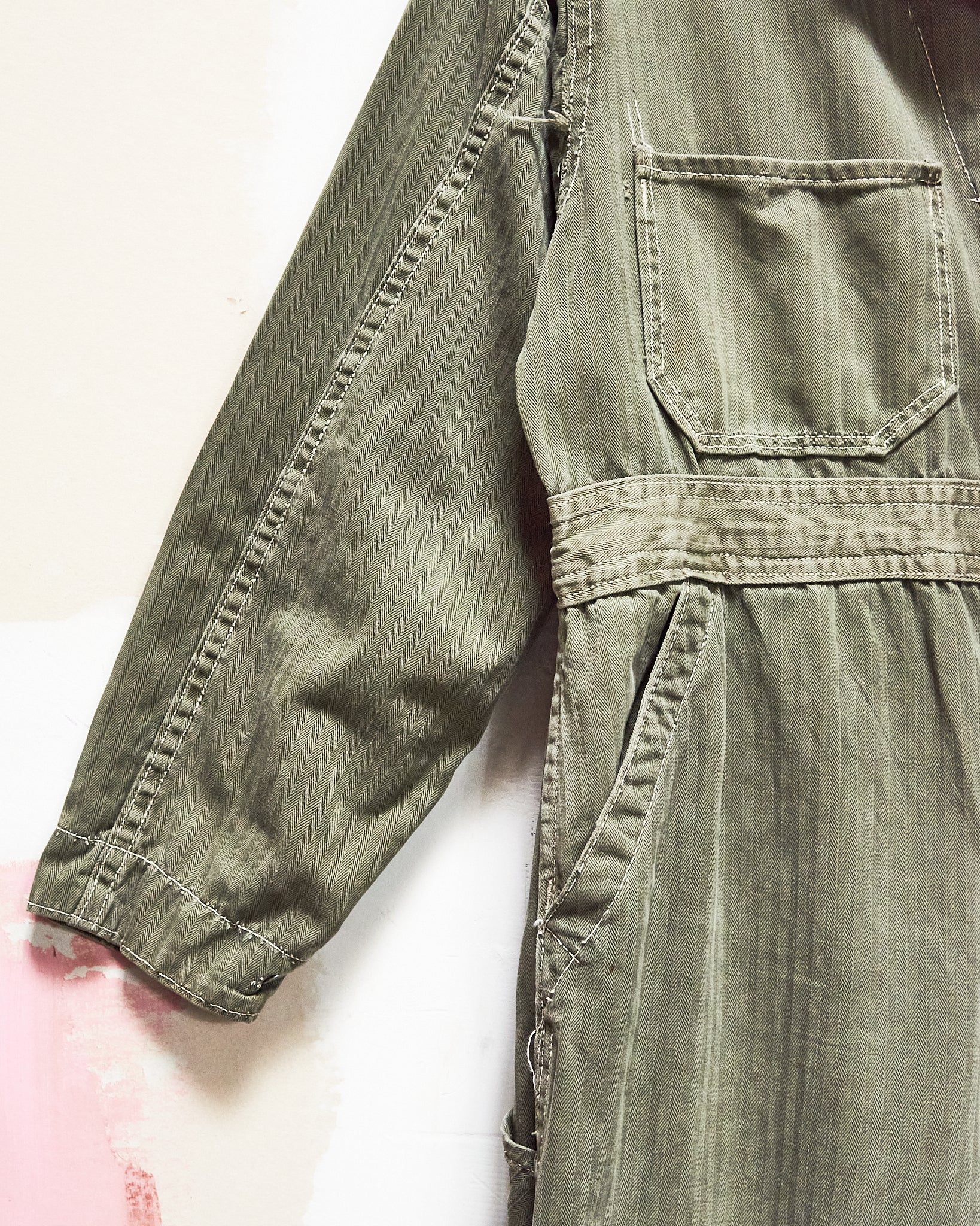 1940s US Army Mechanic's HBT Coveralls