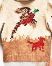 Load image into Gallery viewer, 1960s/70s Pheasant Hunt Curling Sweater
