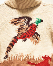 Load image into Gallery viewer, 1960s/70s Pheasant Hunt Curling Sweater
