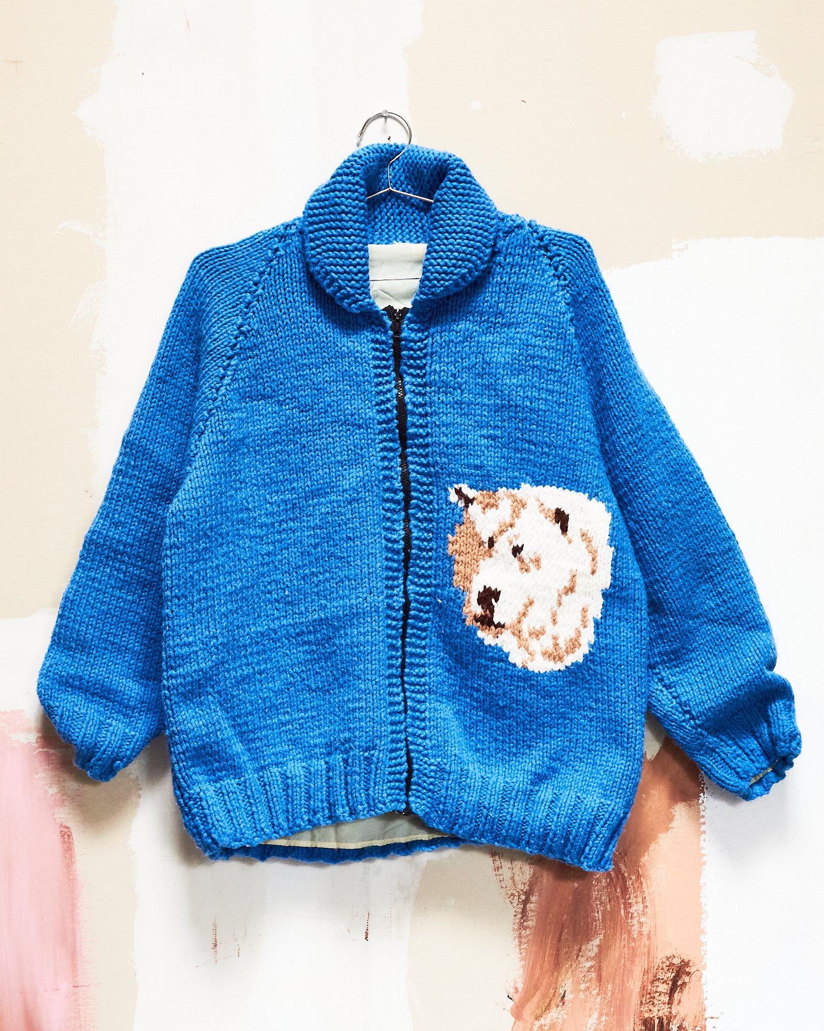 1960s/70s Mama Bear Curling Sweater