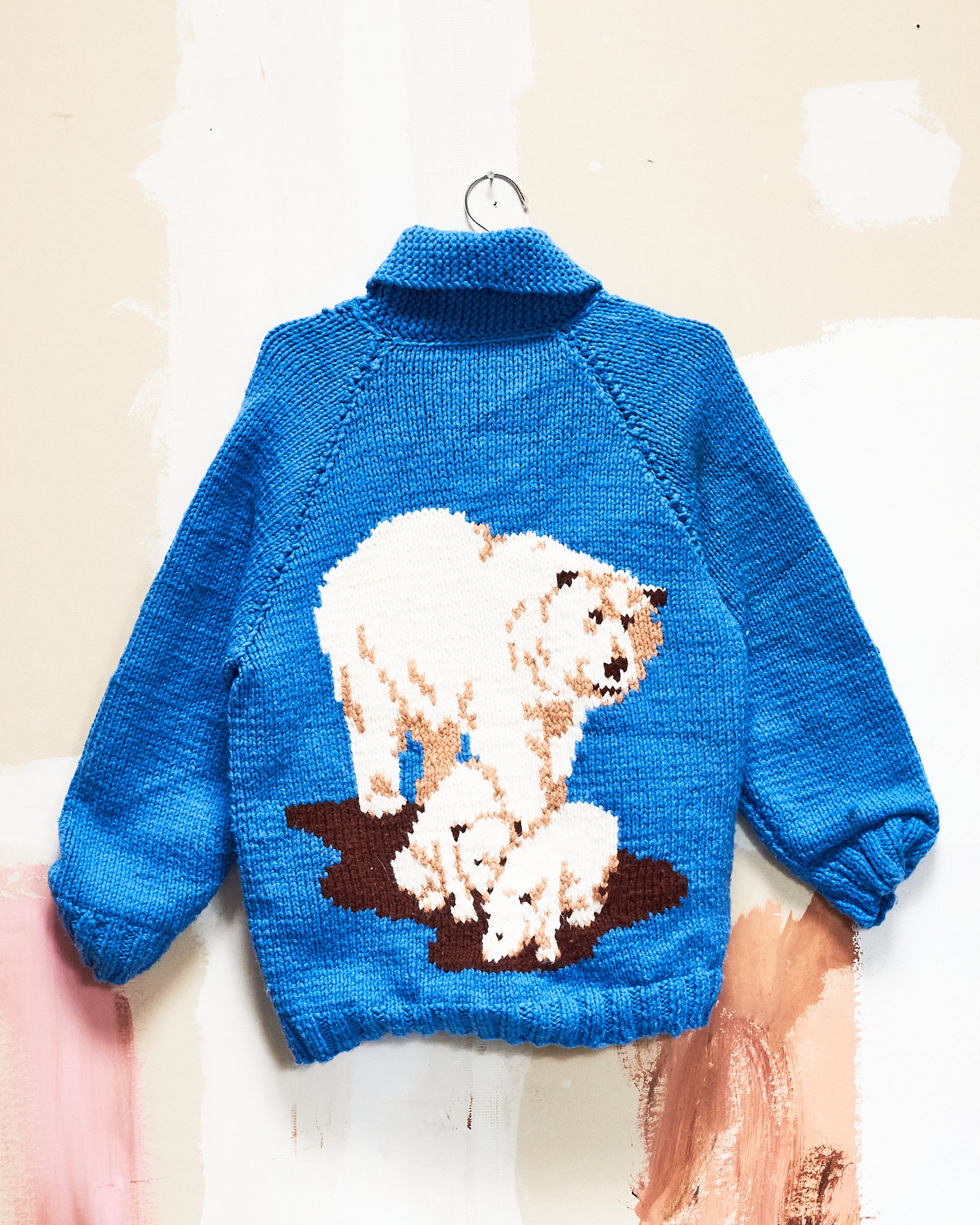 1960s/70s Mama Bear Curling Sweater