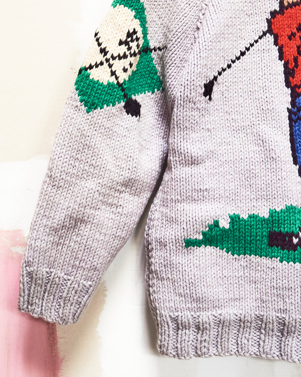 1960s/70s Golfer Curling Sweater