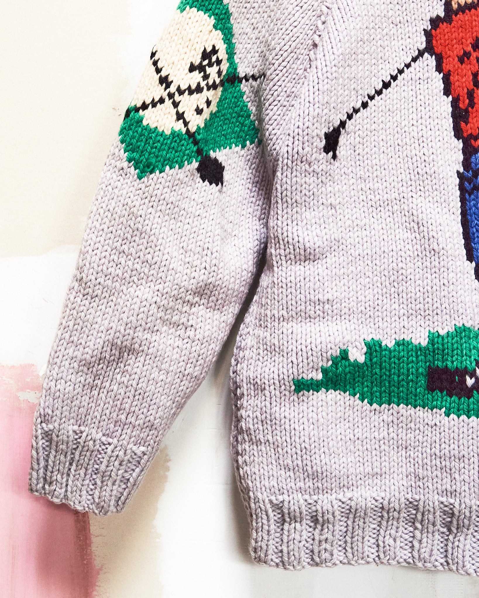 1960s/70s Golfer Curling Sweater