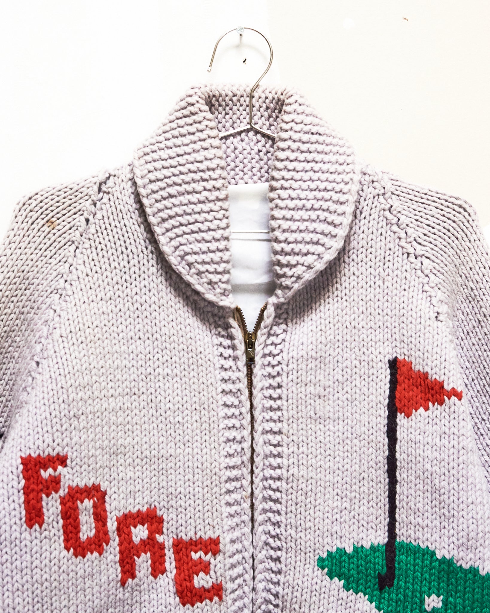 1960s/70s Golfer Curling Sweater