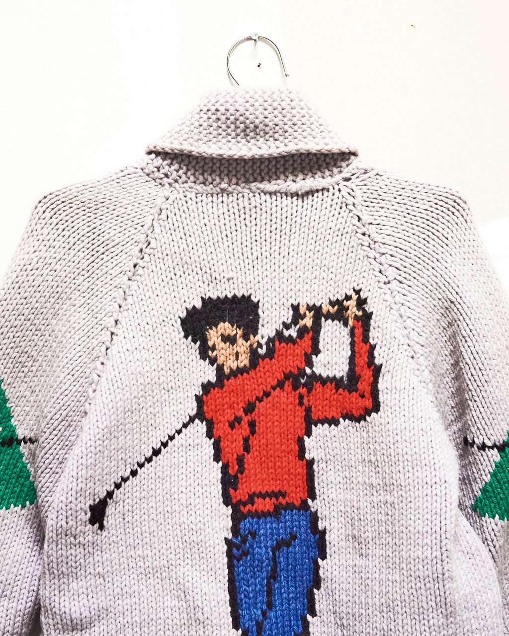 1960s/70s Golfer Curling Sweater