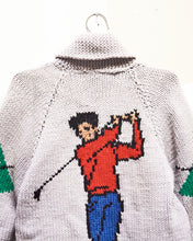 Load image into Gallery viewer, 1960s/70s Golfer Curling Sweater
