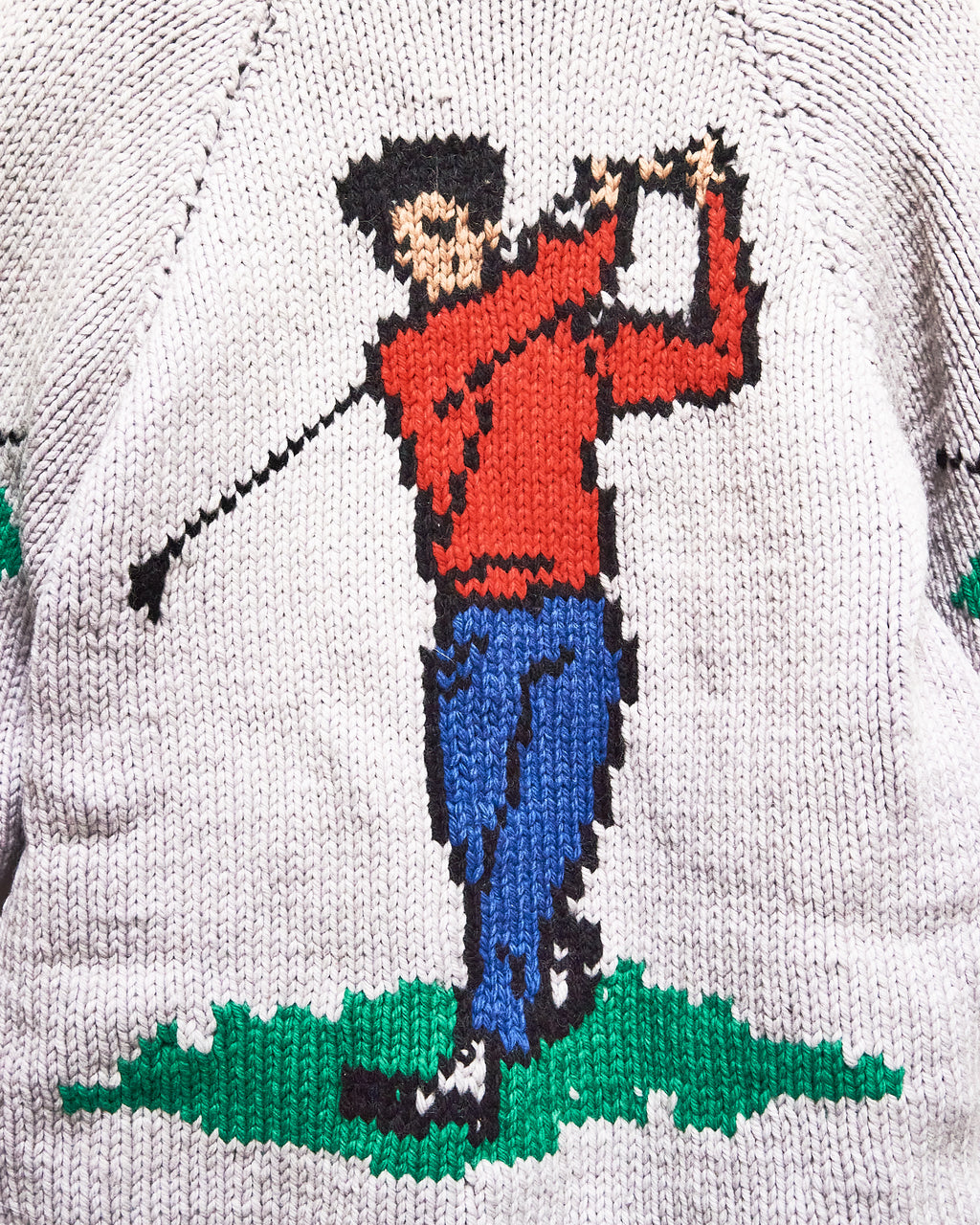 1960s/70s Golfer Curling Sweater