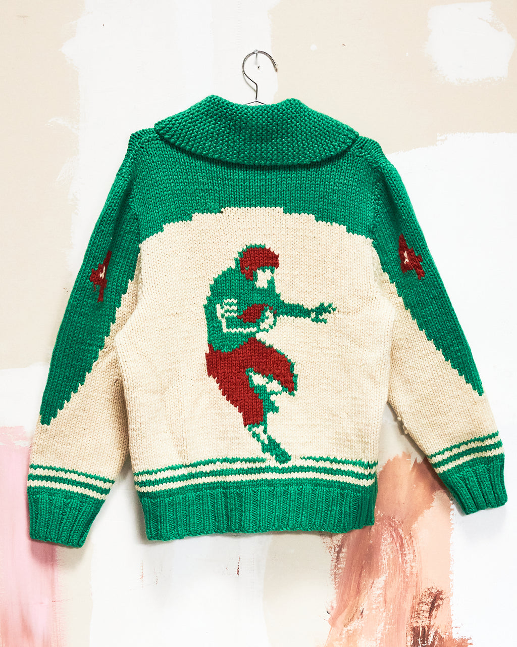 1960s/70s Football Curling Sweater