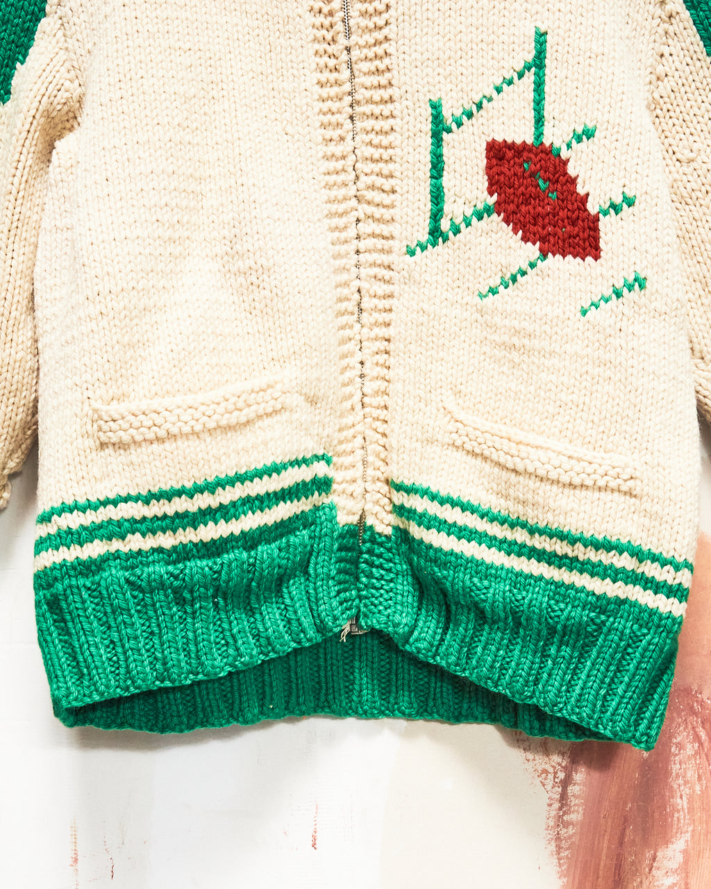 1960s/70s Football Curling Sweater