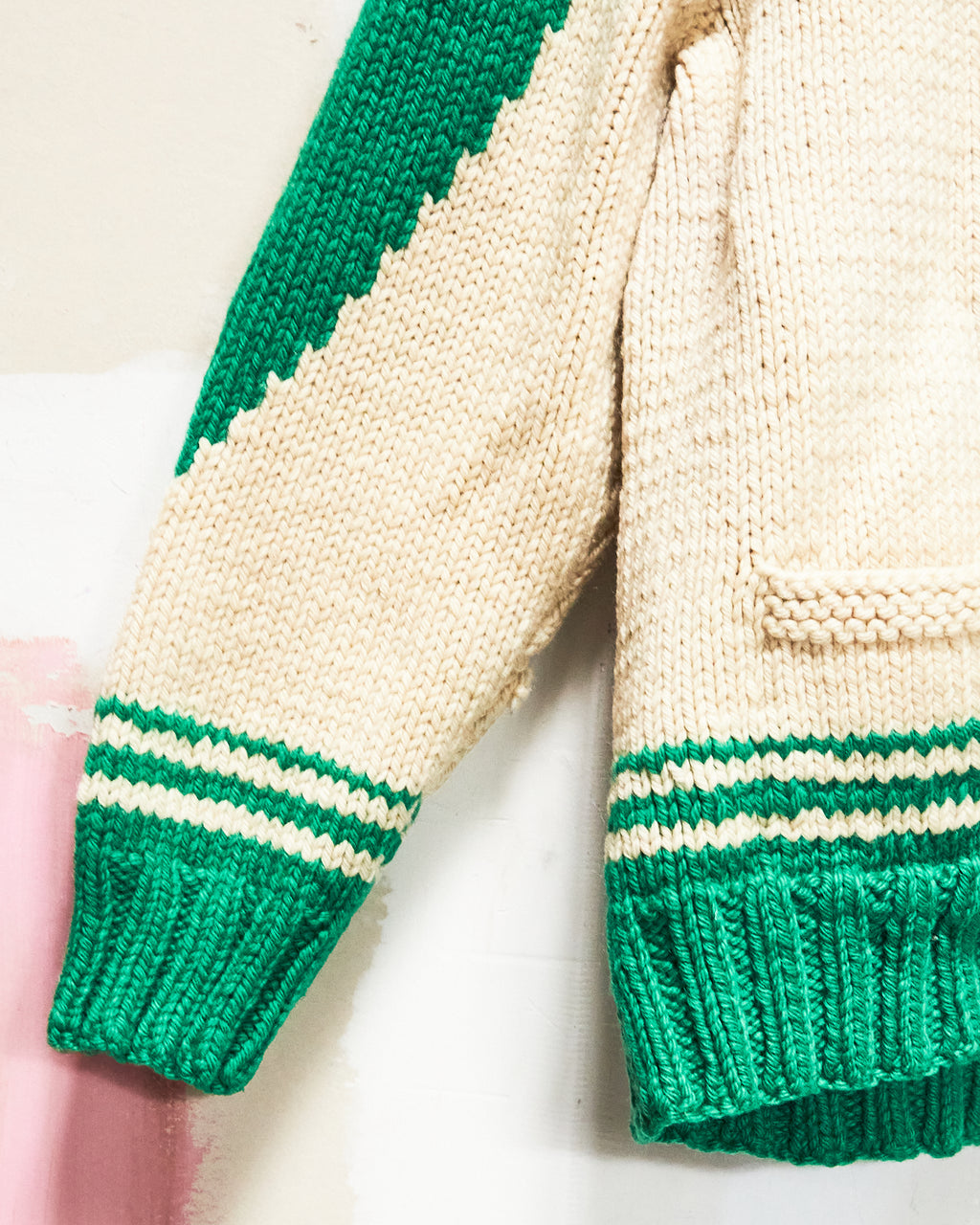 1960s/70s Football Curling Sweater