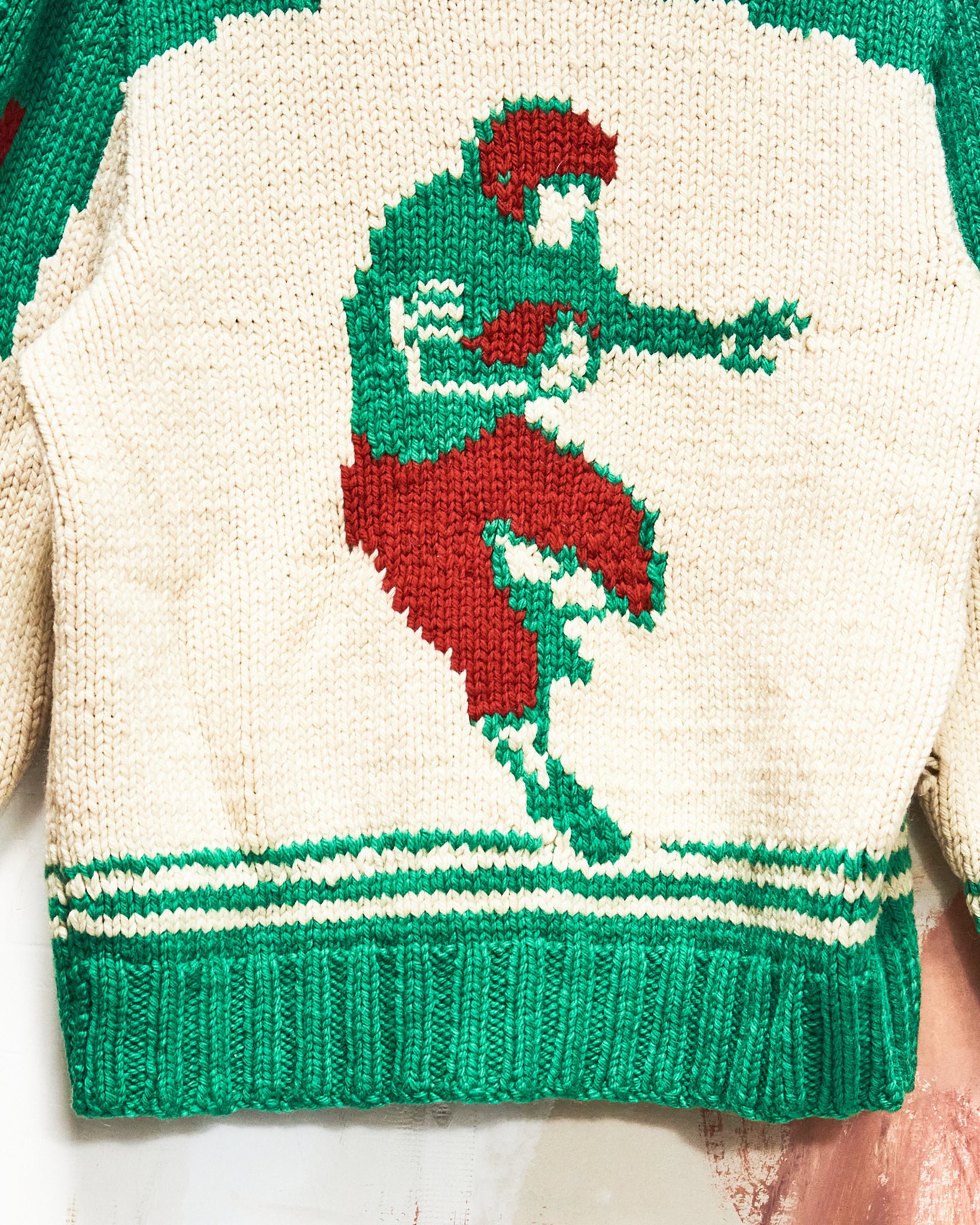1960s/70s Football Curling Sweater