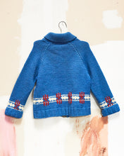 Load image into Gallery viewer, 1960s/70s Blue Curling Sweater
