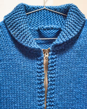 Load image into Gallery viewer, 1960s/70s Blue Curling Sweater
