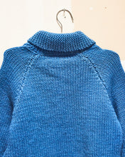 Load image into Gallery viewer, 1960s/70s Blue Curling Sweater

