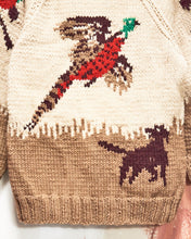 Load image into Gallery viewer, 1960s/70s Pheasant Hunt Curling Sweater
