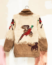 Load image into Gallery viewer, 1960s/70s Pheasant Hunt Curling Sweater
